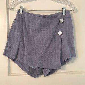 NWT blue skort